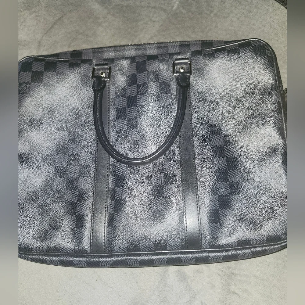 Black Louis Vuitton Messenger Bag